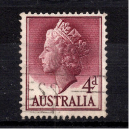 Briefmarke Australien, Mi.273A (SG 282a)#, 4 d