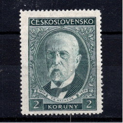 Sello Checoslovaquia, Pof.261 (Mi. 299), MH, 2 Kč