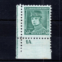 Briefmarken mit Kennzeichen Tschechoslowakie, Pof.291 (Mi. 338)*, 50h