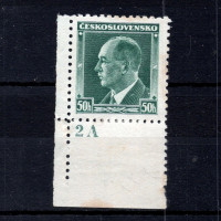 Briefmarken mit Kennzeichen Tschechoslowakie, Pof.314 (Mi. 360)*, 50h