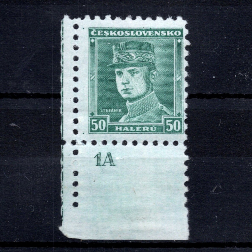 Briefmarken mit Kennzeichen Tschechoslowakie, Pof.291 (Mi. 338)*, 50h