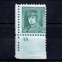 Briefmarken mit Kennzeichen Tschechoslowakie, Pof.291 (Mi. 338)*, 50h