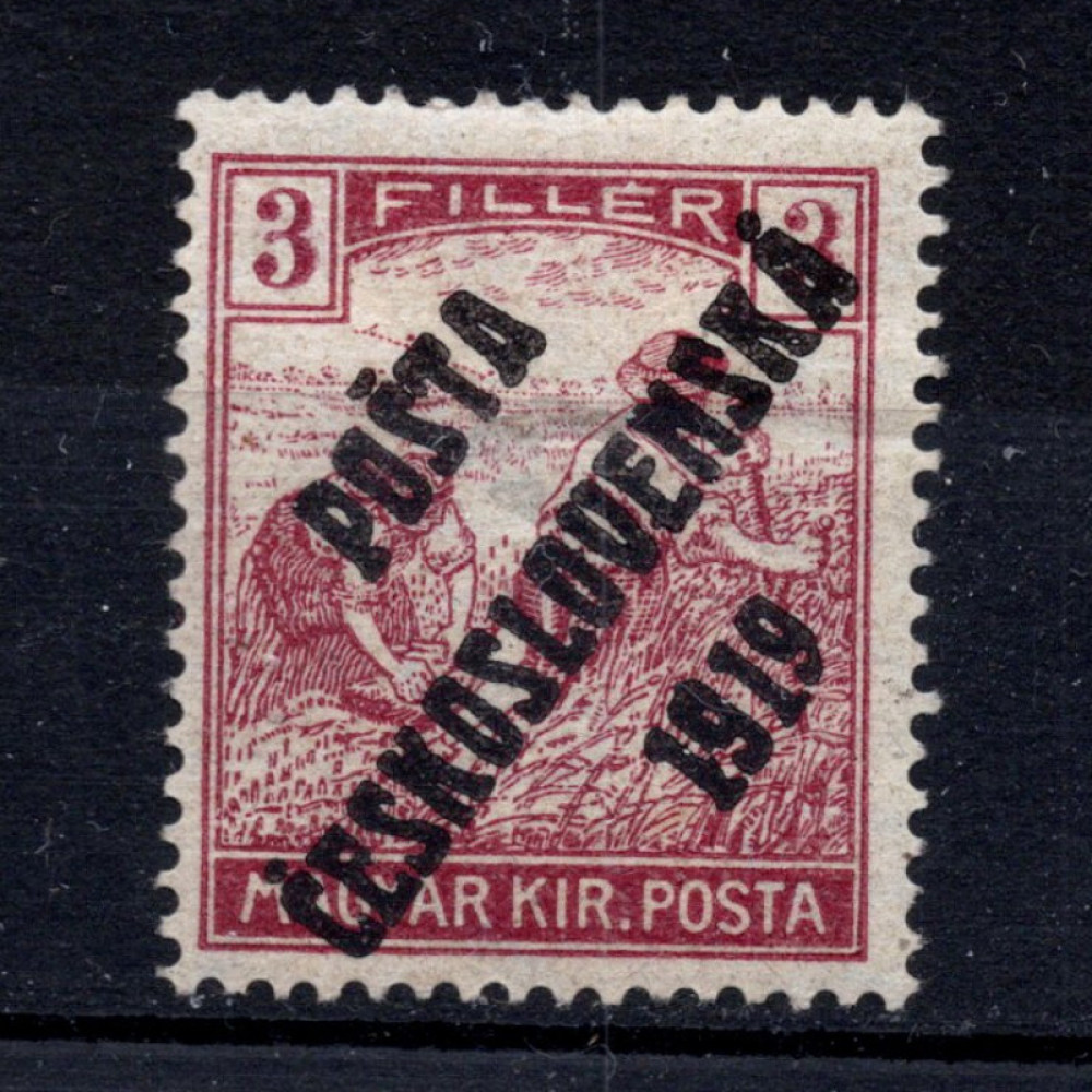 Sello Checoslovaquia, Pof.102 (Mi. 121), MH, 3f