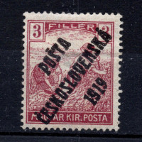 Briefmarke Tschechoslowakie, Pof.102 (Mi. 121)*, 3f