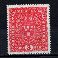 Sello Austria-Hungría, Mi.209IIA, MH, 3Kr