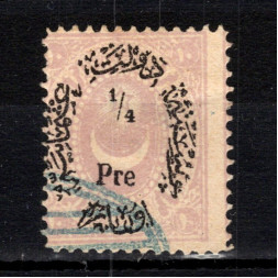Sello Turquía, Mi.22 (SG 77), Usado #, 1/4 Pia