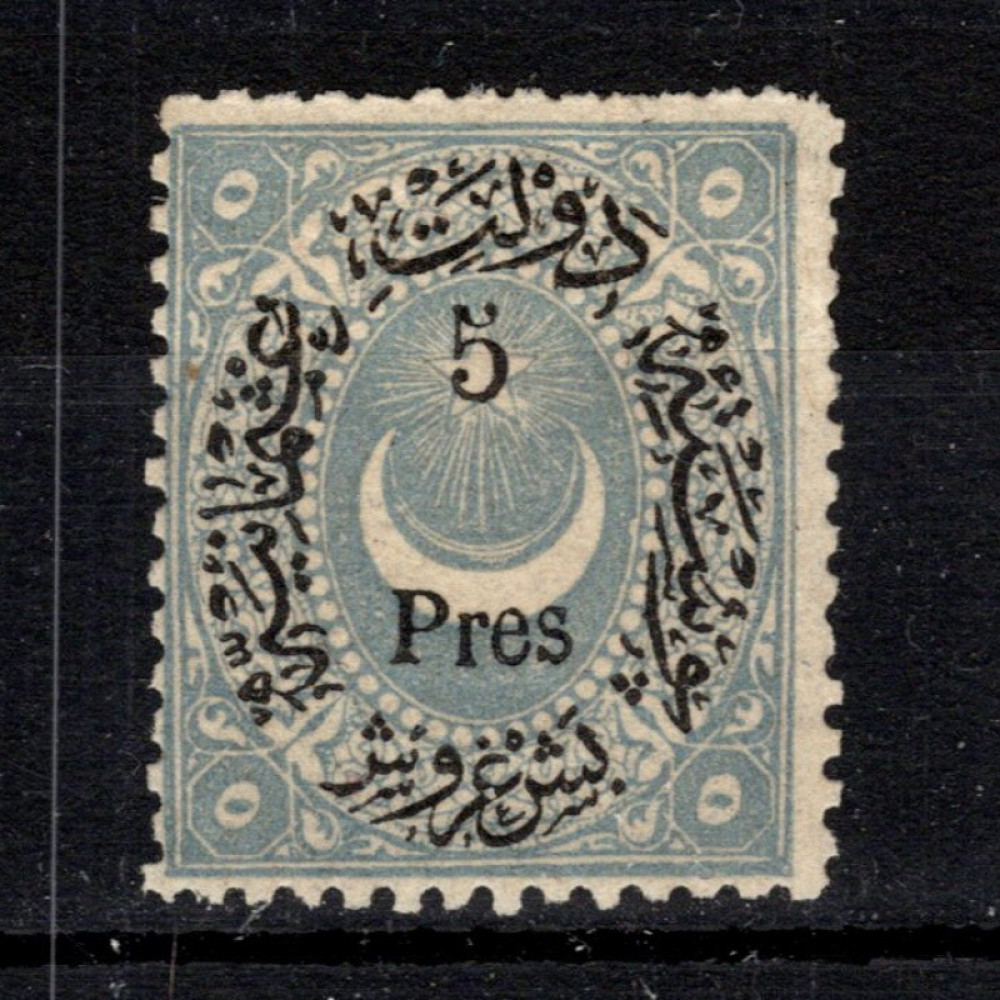 Známka Turecko, Mi.26 (SG 81)*, 5 Pia