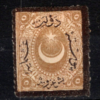 Selo Turquia, Mi.P14Bb (Scott J34), (*), 5 Ghr