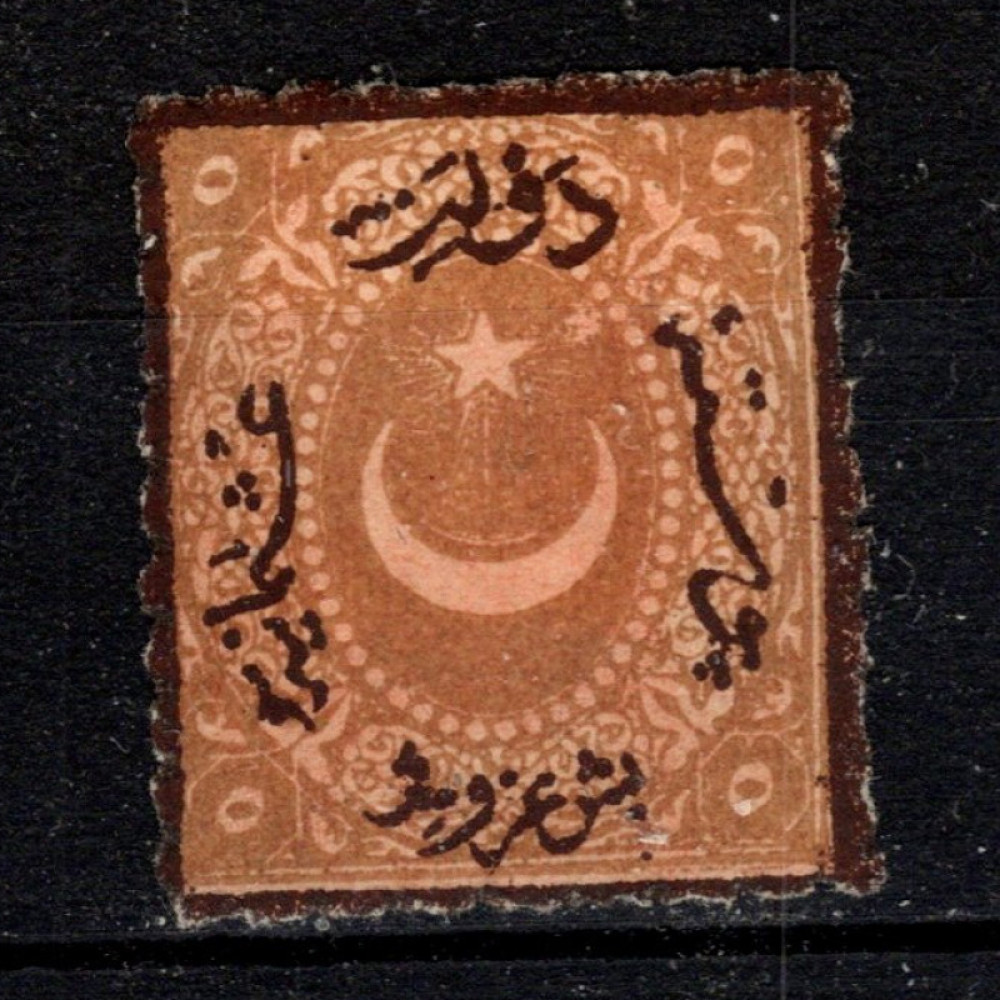 Selo Turquia, Mi.P14Bb (Scott J34), MH, 5 Ghr