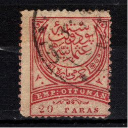 Sello Turquía, Mi.46A (SG 98a), Usado #, 20 Pa