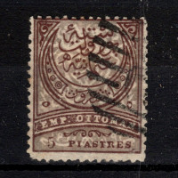 Sello Turquía, Mi.57 (SG 115), Usado #, 5 Pia