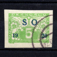 Briefmarke Tschechoslowakie, Pof.SO27 (Mi. 29)#, 5h