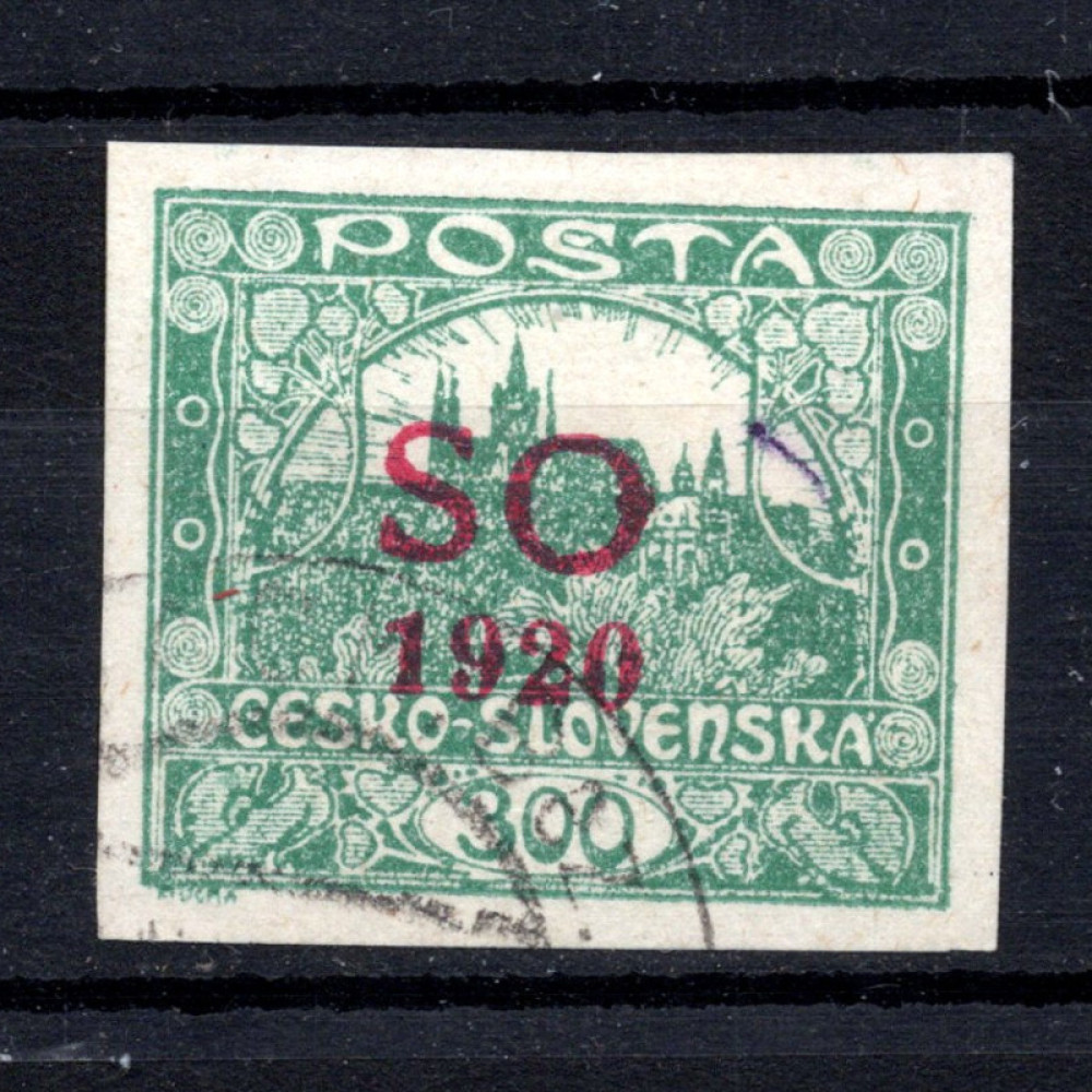Selo Tchecoslováquia, Pof.SO20 (Mi. 22), Usado #, 300h