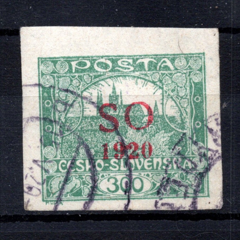 Selo Tchecoslováquia, Pof.SO20 (Mi. 22), Usado #, 300h