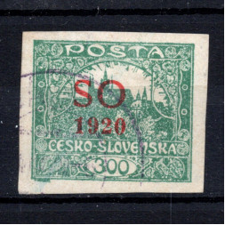 Sello Checoslovaquia, Pof.SO20 (Mi. 22), Usado #, 300h