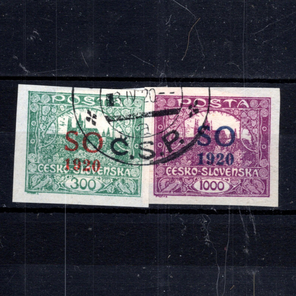 Sello Checoslovaquia, Pof.SO23 (Mi. 25), Usado #, 1000h