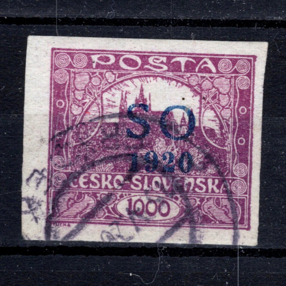 Selo Tchecoslováquia, Pof.SO23 (Mi. 25), Usado #, 1000h