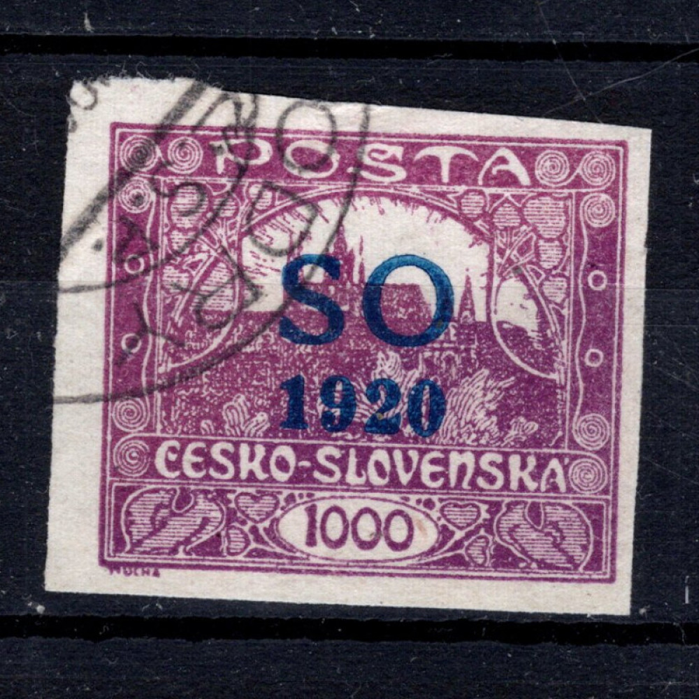 Sello Checoslovaquia, Pof.SO23 (Mi. 25), Usado #, 1000h