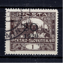 Sello Checoslovaquia, Pof.SO1B (Pof. SO1B), Usado #