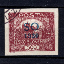 Sello Checoslovaquia, Pof.SO22 (Mi. 24), Usado #, 500h
