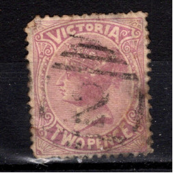 Sello Victoria, SG202 (Mi. 82a), Usado #, 2 d