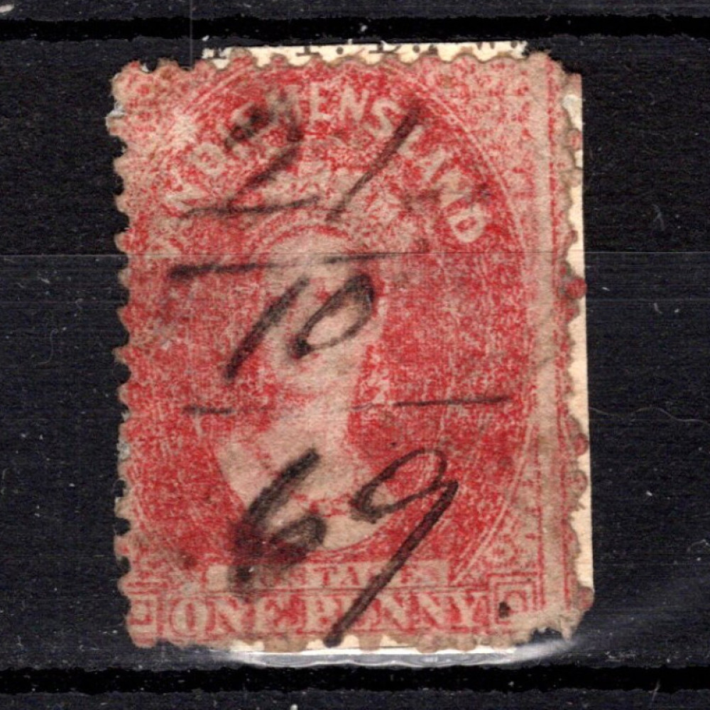 Známka Tasmanie, SG80 (Mi. 15bC)#, 1 d