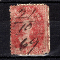 Známka Tasmanie, SG80 (Mi. 15bC)#, 1 d