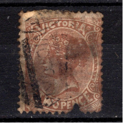 Sello Victoria, SG202 (Mi. 82a), Usado #, 2 d