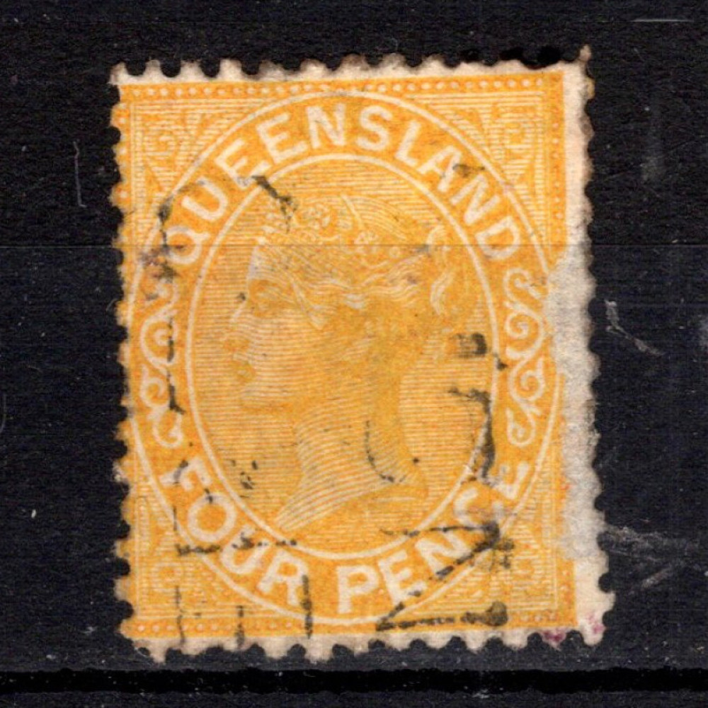 Briefmarke Queensland, SG141 (Mi. 42)#, 4 d