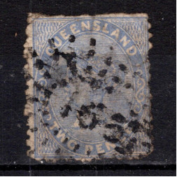 Briefmarke Queensland, SG139 (Mi. 41a)#, 2 d