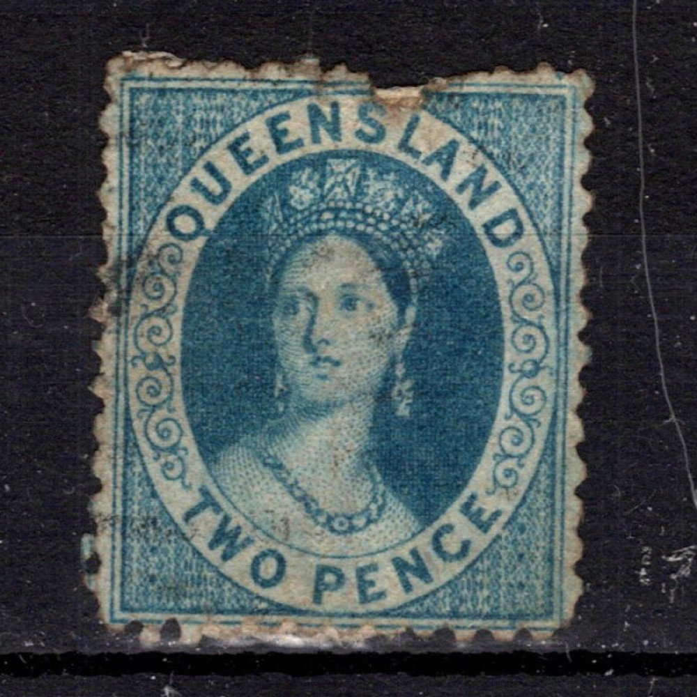 Sello Queensland, SG99 (Scott 46), Usado #, 2 d