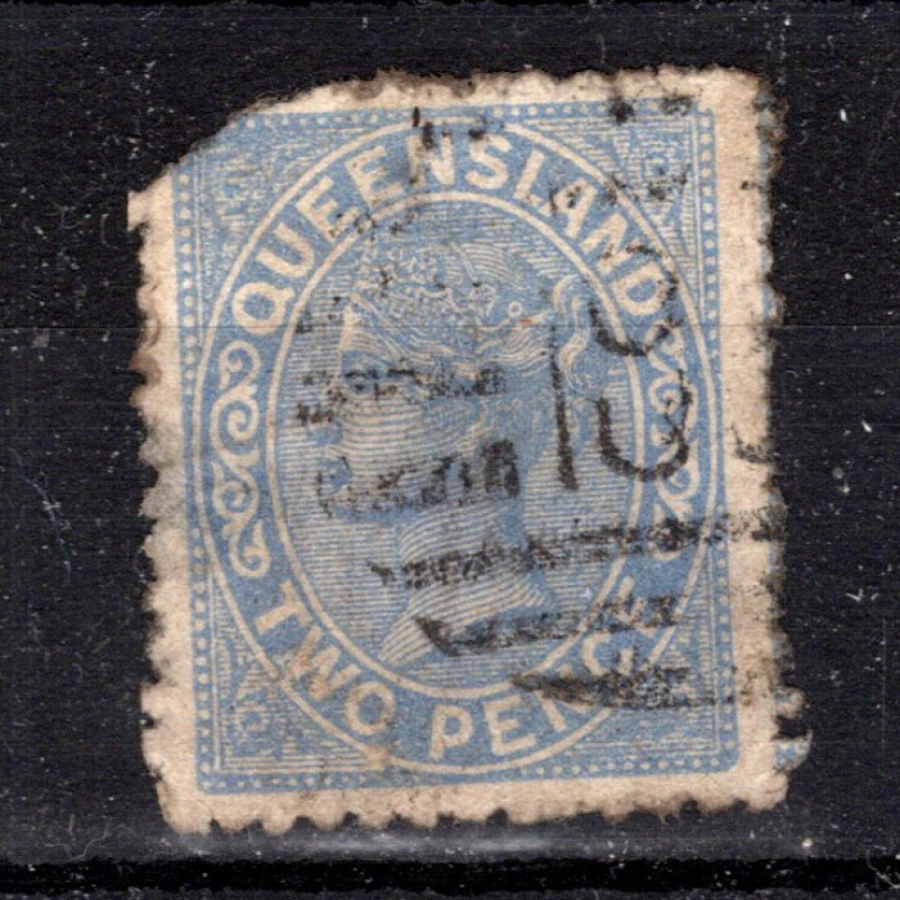 Selo Queensland, SG168 (Mi. 54A), Usado #, 2 d