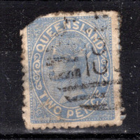 Známka Queensland, SG168 (Mi. 54A)#, 2 d