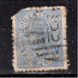 Briefmarke Queensland, SG168 (Mi. 54A)#, 2 d
