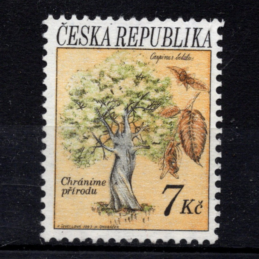 Briefmarke Tschechische Republik, Pof.24 (Mi. 24)**, 7 Kč