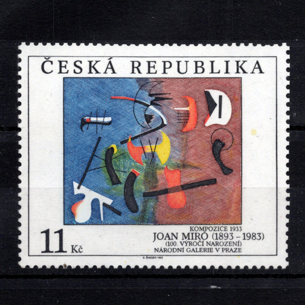 Sello Chequia, Pof.28 (Mi. 27), MNH, 14 Kč