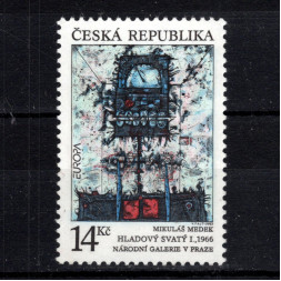 Briefmarke Tschechische Republik, Pof.5 (Mi. 5)**, 14 Kč