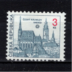 Sello Chequia, Pof.14 (Mi. 14), MNH, 3 Kč