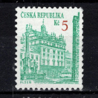 Známka ČR, Pof.15**, 5 Kč