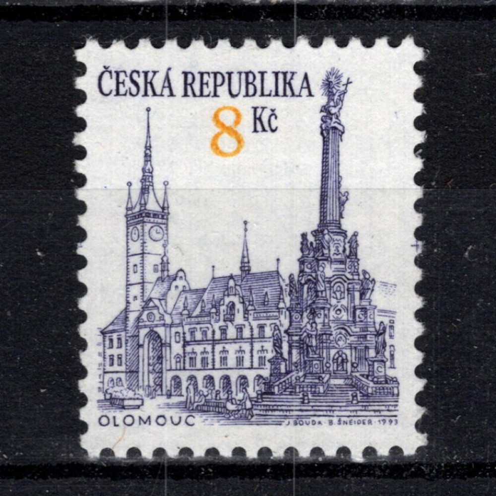 Známka ČR, Pof.16**, 8 Kč