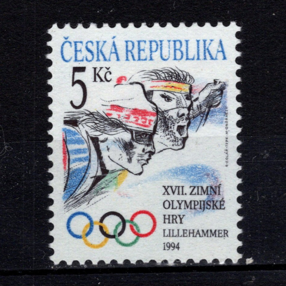 Sello Chequia, Pof.34 (Mi. 34), MNH, 5 Kč