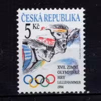 Známka ČR, Pof.34**, 5 Kč