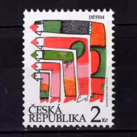 Známka ČR, Pof.41**, 2 Kč