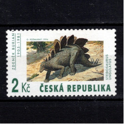 Sello Chequia, Pof.42 (Mi. 41), MNH, 2 Kč