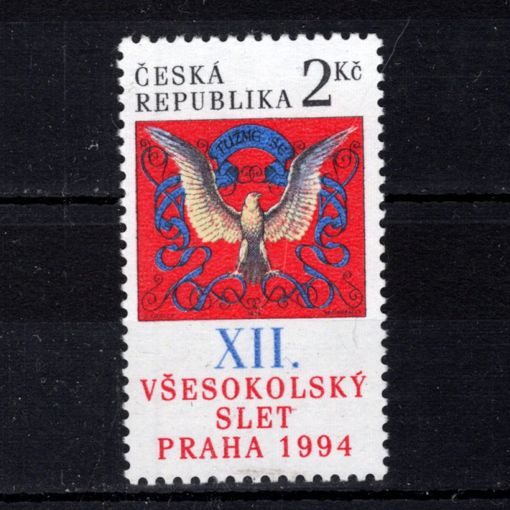 Známka ČR, Pof.47**, 2 Kč