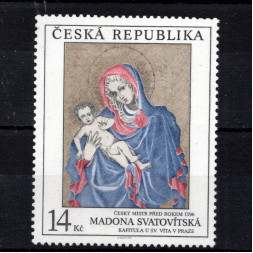 Briefmarke Tschechische Republik, Pof.59 (Mi. 58)**, 14 Kč