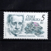 Briefmarke Tschechische Republik, Pof.65 (Mi. 65)**, 5 Kč