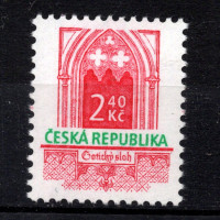 Výplatní známky - historické stavební slohy 1995
