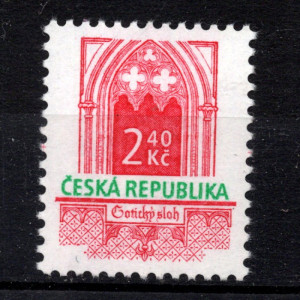 Výplatní známky - historické stavební slohy 1995