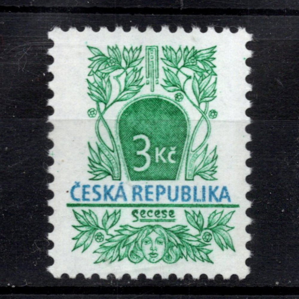 Známka ČR, Pof.90**, 3 Kč